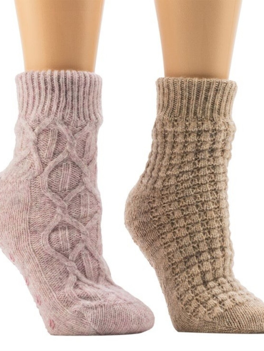 Jane and Bleecker Women's Slipper Sock, 2-pack